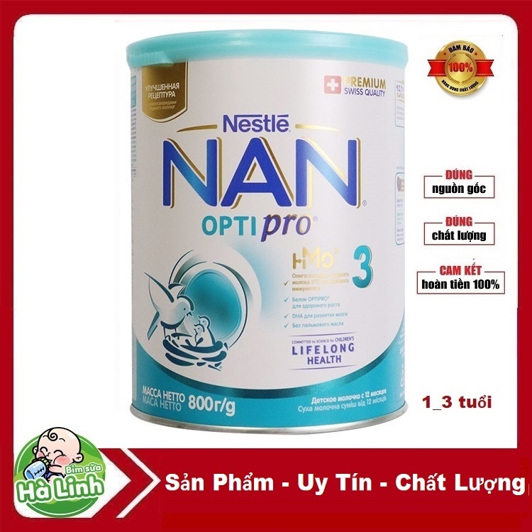 Sữa Nan Nga 3 800g HMO [Date 2027]