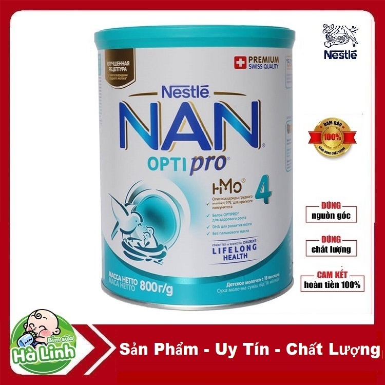 Sữa Nan Nga 4 hộp 800g ( HSD 2027 )