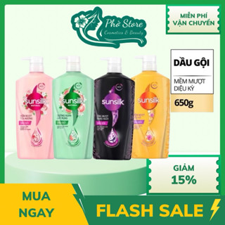  Dầu gội tinh chất bưởi Sunsilk Natural Dưỡng ngăn Gãy rụng 650g 