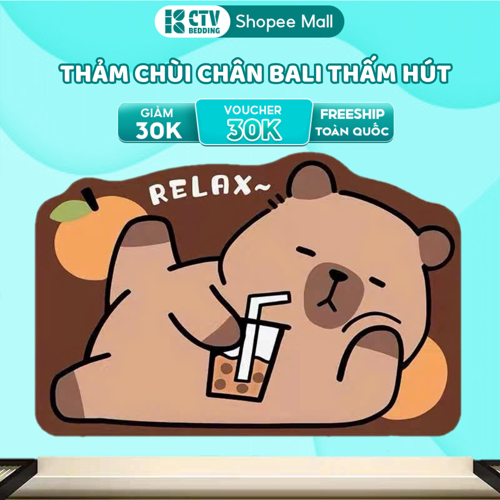 Thảm Nỉ, Thảm Lau Chân, Chùi Chân Bali Chieutreviet 100 Mẫu Độc Quyền 2025 Thiết Kế,Thảm Thấm Nước C