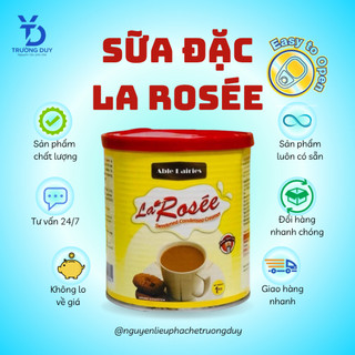  Sữa Đặc LaRosee Lon 1Kg  Nắp Giựt  Nắp Trơn  Dùng Cho Pha Chế Cà Phê Trà Sữa Và Làm Bánh... 