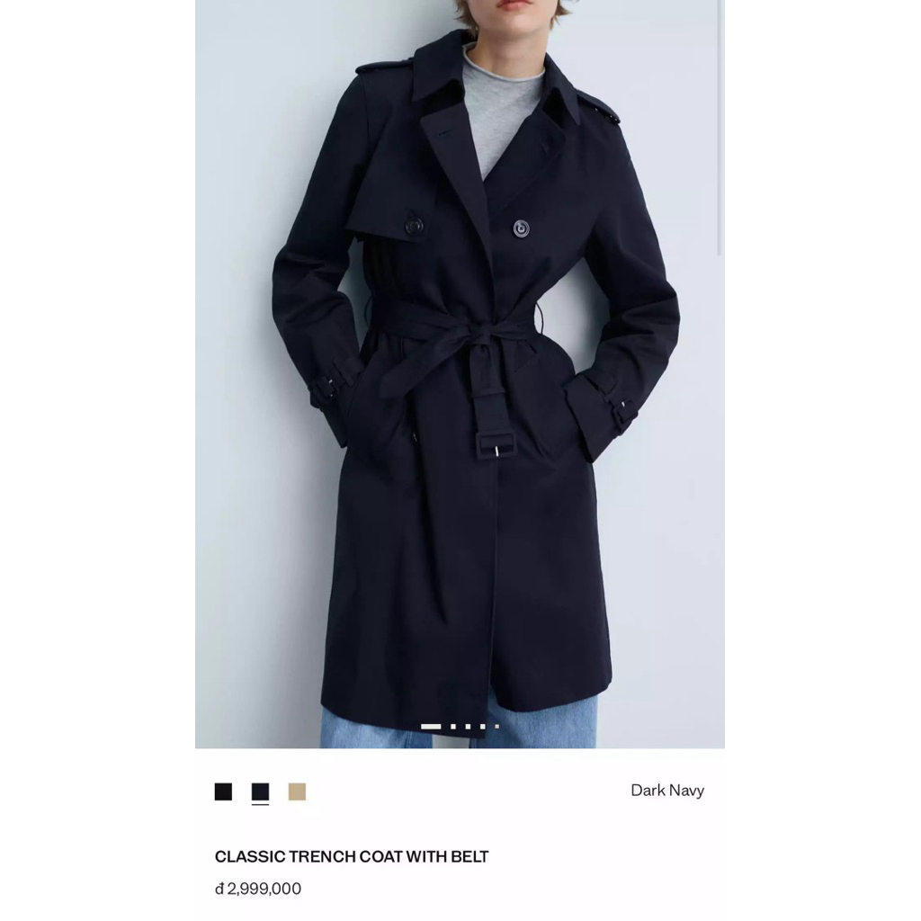 Áo khoác mangto Mango vnxk