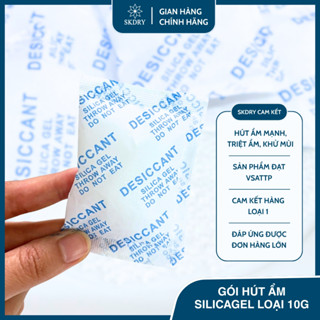 GÓI HÚT ẨM SILICAGEL LOẠI 10g -  chống ẩm mốc máy ảnh, quần áo,  giày dép, linh kiện điện tử, thực phẩm,  dược phẩm