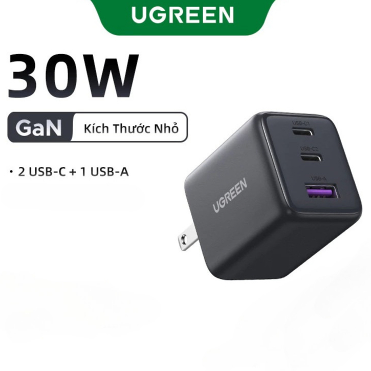 Củ Sạc Nhanh 30W UGREEN Nexode GaN PPS
