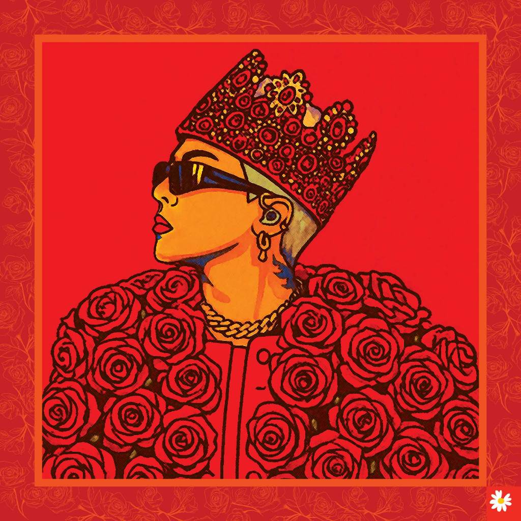 G-DRAGON_THE RED KING - CHAM Bandana - Khăn lụa - Khăn Bandana