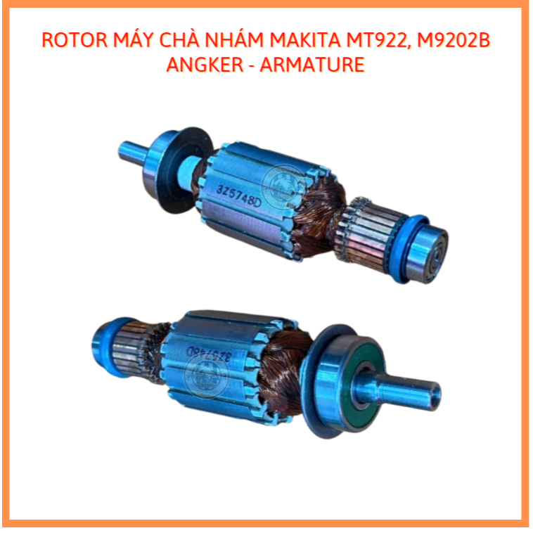 Rotor máy chà nhám MAKITA MT922, M9202B 220V - Tặng chổi than