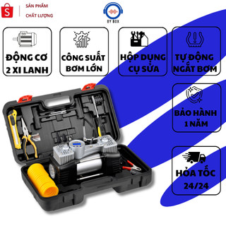  Bơm Lốp Ô Tô Xiaomi MICAR 2 Xi Lanh – Bơm Siêu Khỏe Kèm Hộp Vá Lốp Chịu Tải Bền Bỉ 