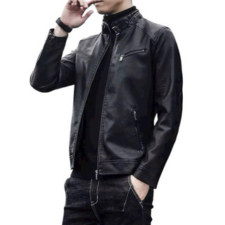  Áo khoác da cổ bẻ dáng Boxy Unisex – Baisic 