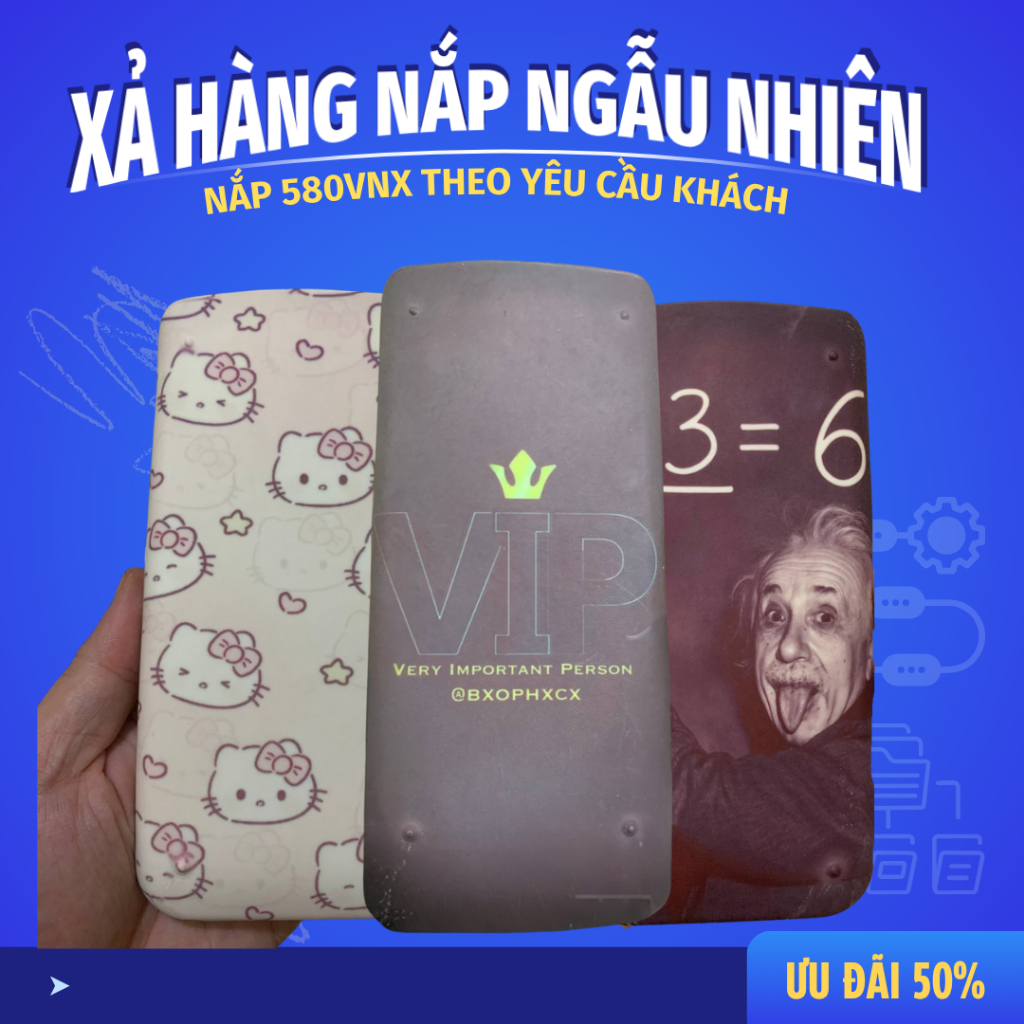 [ CHỐNG NỨT] Nắp, Ốp máy tính casio 580VNX ngẫu nhiên theo khuôn nắp hãng có vẫn, nhựa nhám dày hạn 