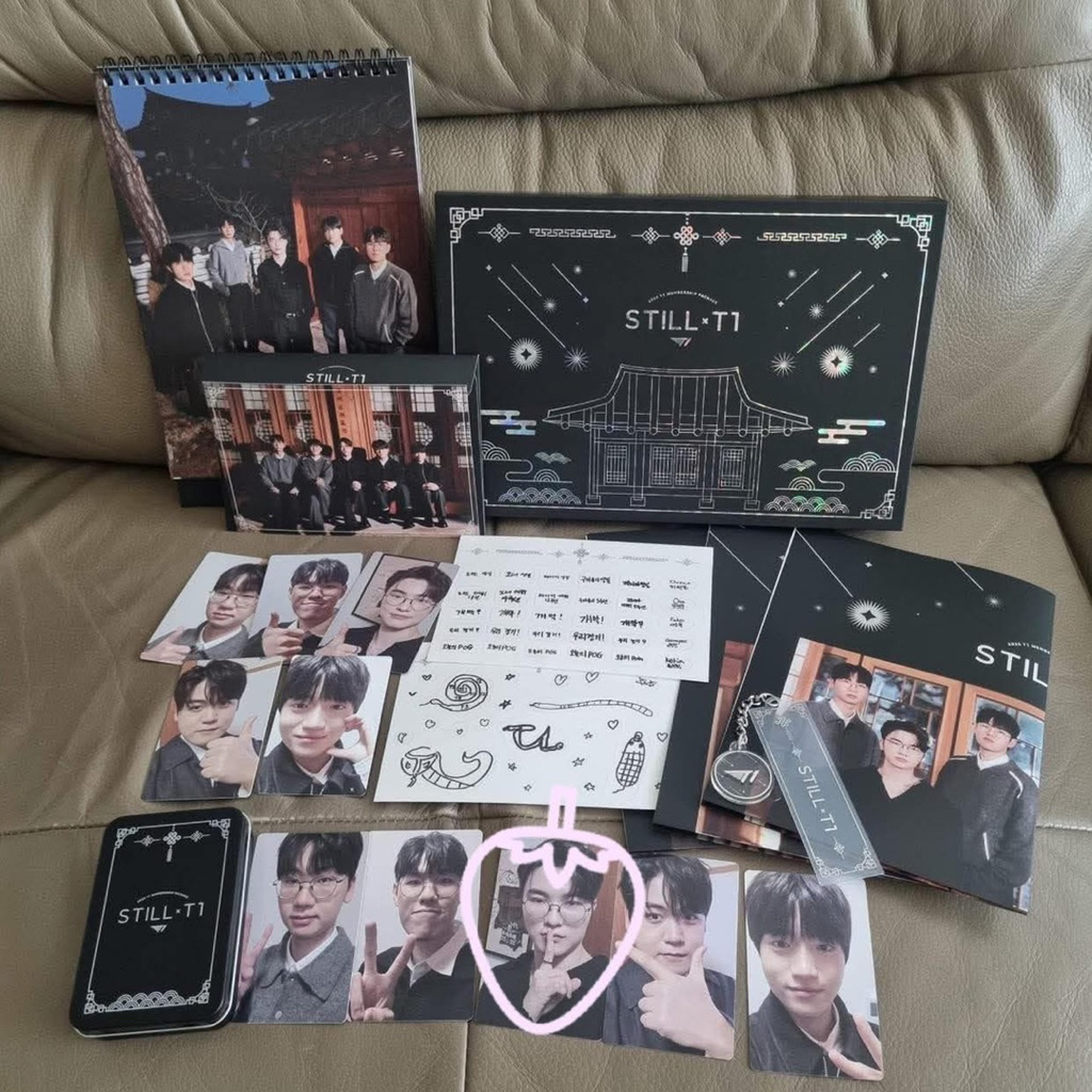 Thẻ bo góc T1 2025 Still package photocard goods Doran Oner Faker Gumayusi Keria merch Liên Minh