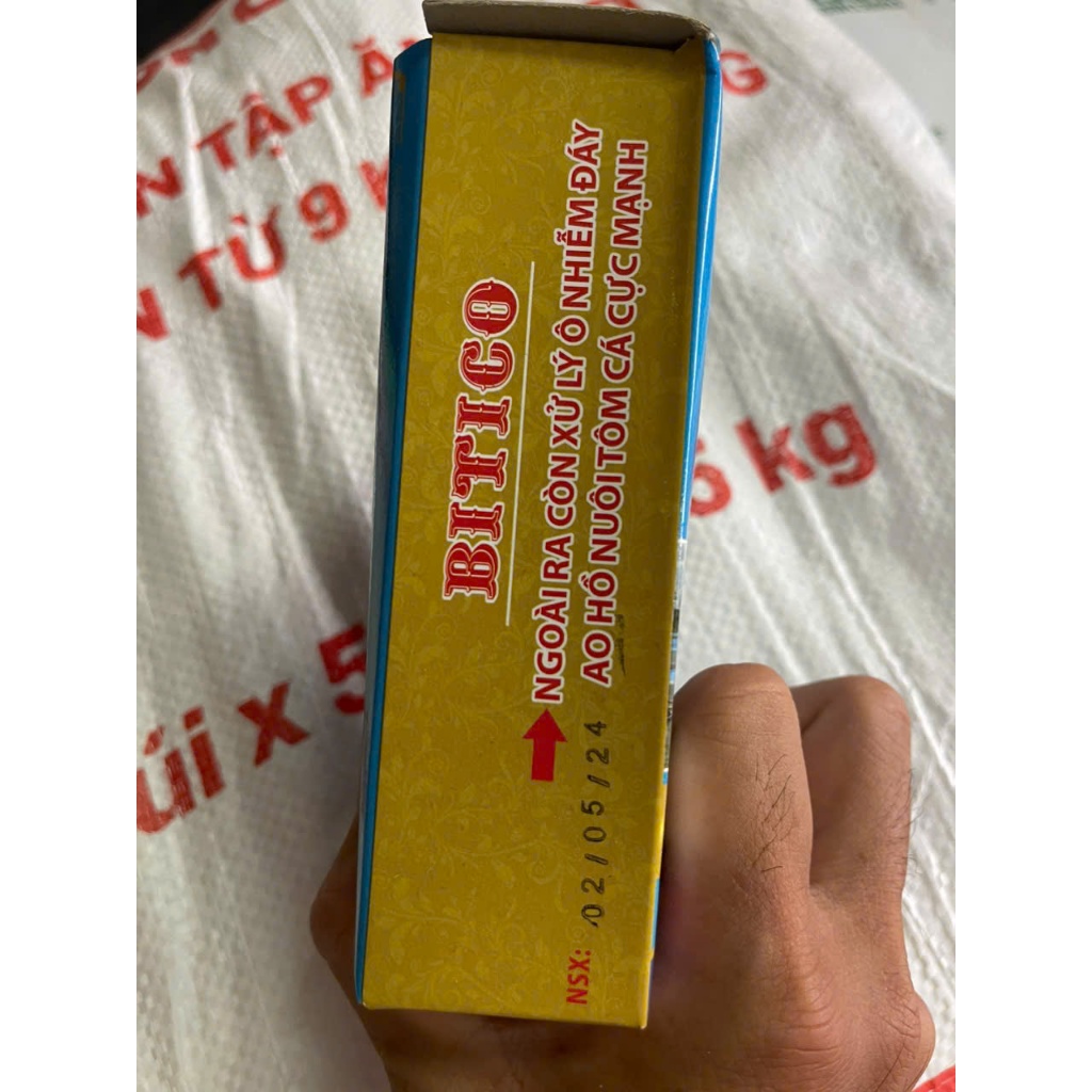 BITICO 10 Hộp Men Xử Lý Đáy Ao - Phân Hủy Hữu Cơ, Làm Trong Nước, Cho Ao Dơ Bẩn, nước thảy ao lắng h