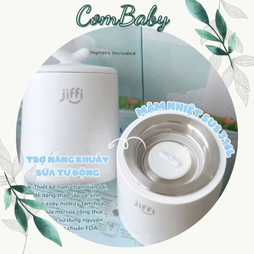 Máy hâm sữa không dây cầm tay Jiffi bản 3.0 - 4.0 - 5.0