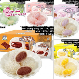   QUÀ TẶNG  1 bánh mochi kem ,sầu riêng ,khoai môn 