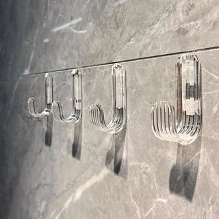 Combo 10 Móc bạc dán tường chịu lực siêu dính treo đồ,đa năng inox 304 DA03( mua 100 móc tặng 4 móc)