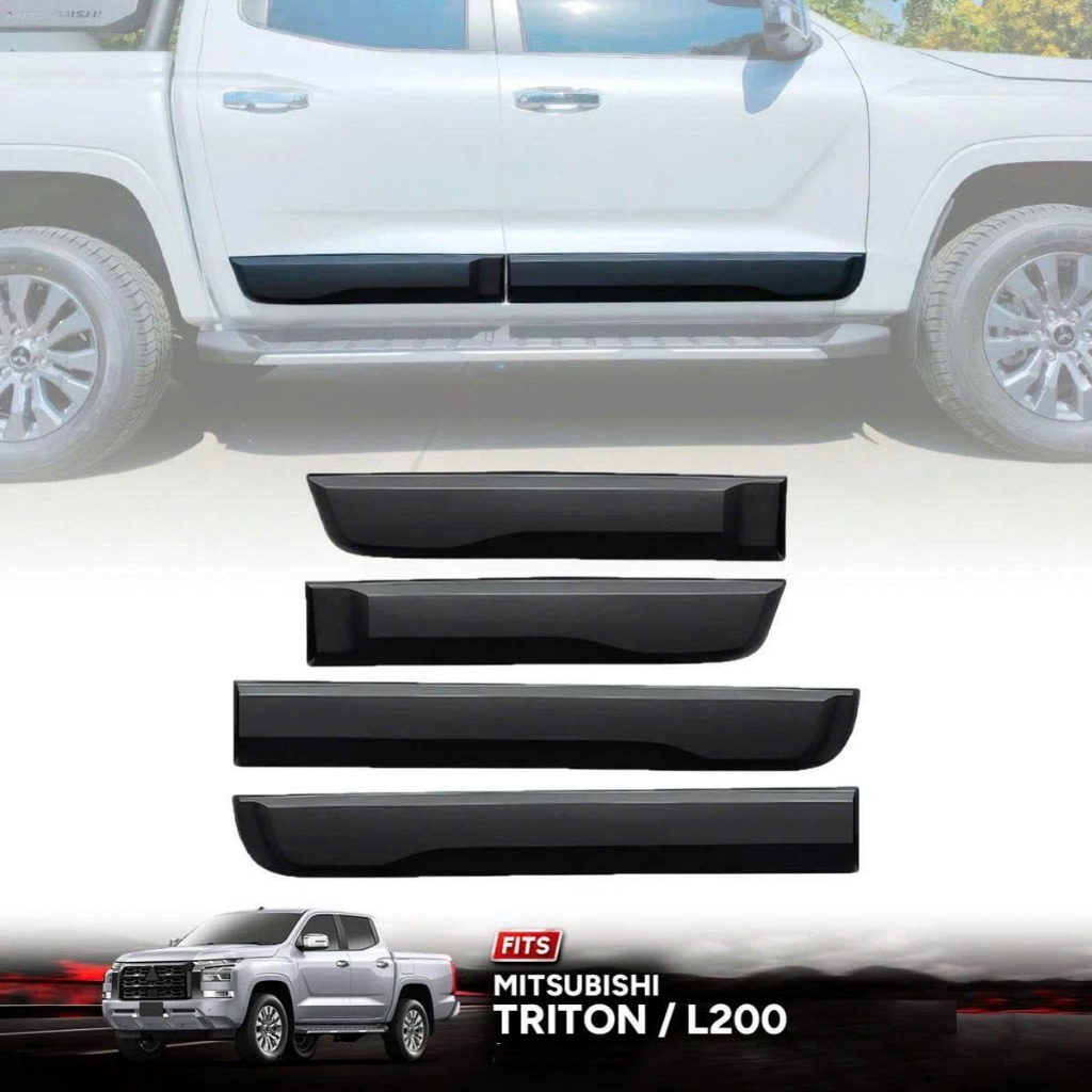 Nẹp Sườn Triton 2024 2025 2026 - Ốp Bảo Vệ Sườn Mitsubishi Triton L200
