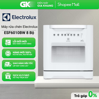  ESF6010BW - Máy Rửa Chén Mini ELECTROLUX 8 Bộ  Toàn Quốc {GIẢM 10%}{GIÁ MÁY} 