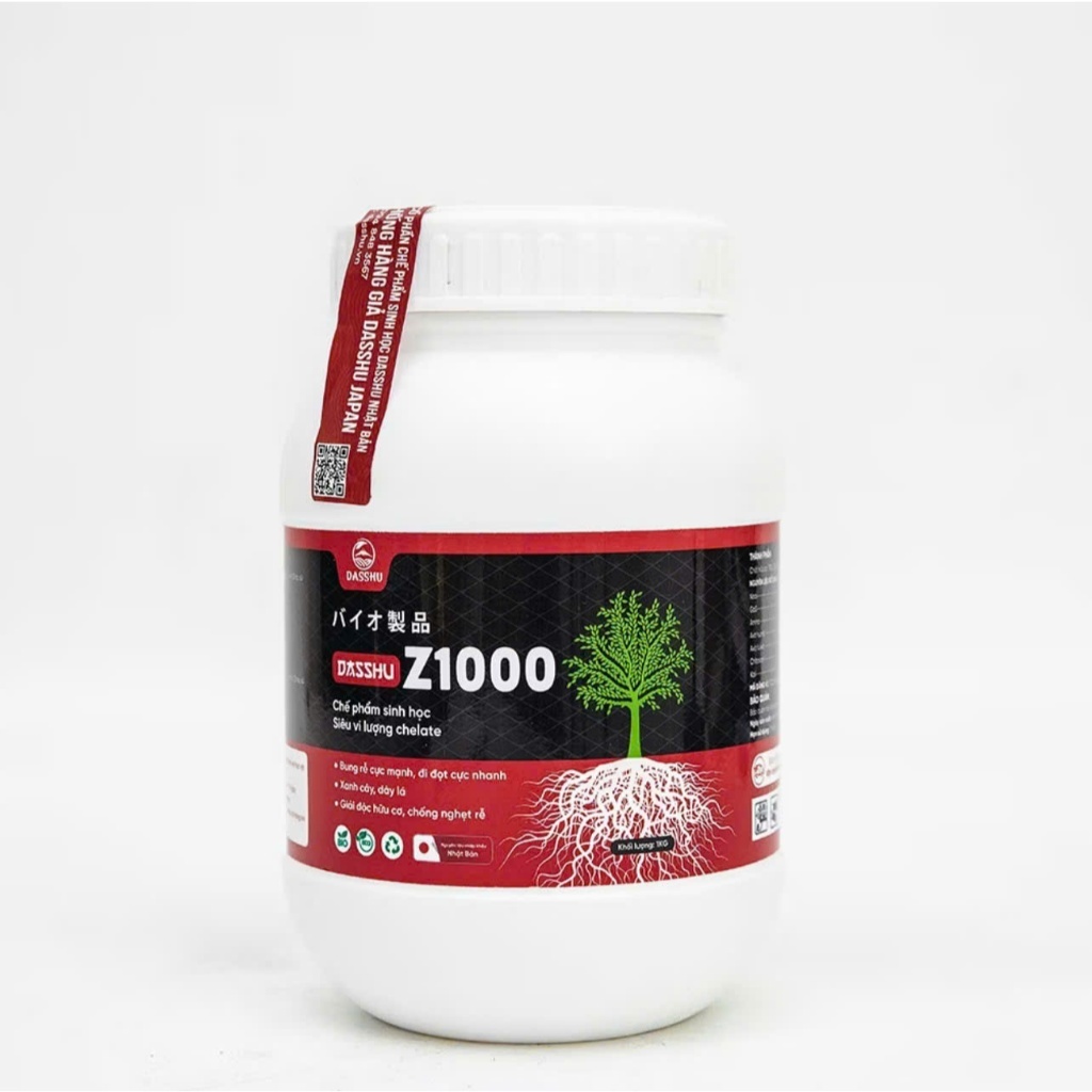 Phân bón kích rễ Dasshu Z1000 Nhật Bản ( Hũ 1kg )