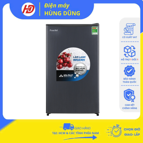 [ SHIP HOẢ TỐC 2H tại HCM] Tủ lạnh mini Funiki 90 lít FR-91DSU ĐEN /AQR-D100FA(BS)/HR09DB lạnh nhanh