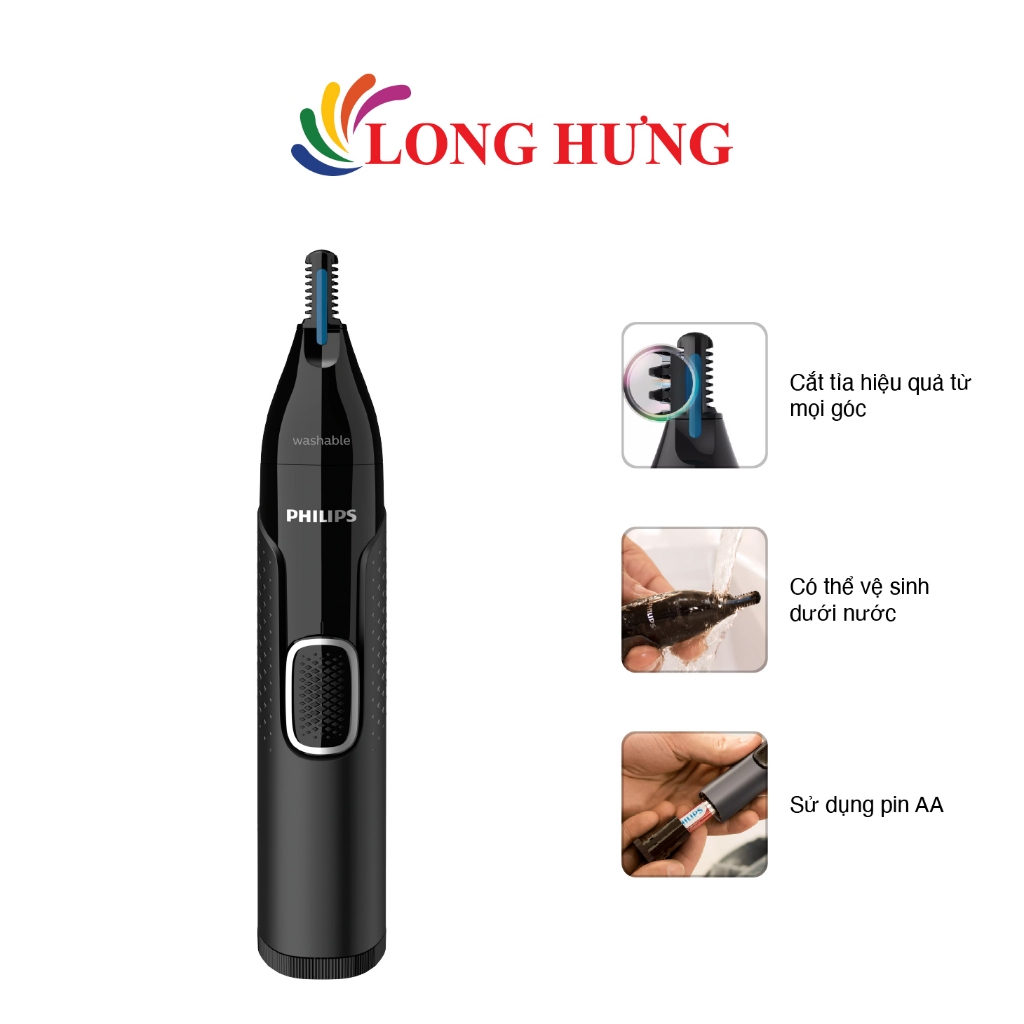 Máy tỉa lông mũi Philips NT3650/16 - Hàng chính hãng