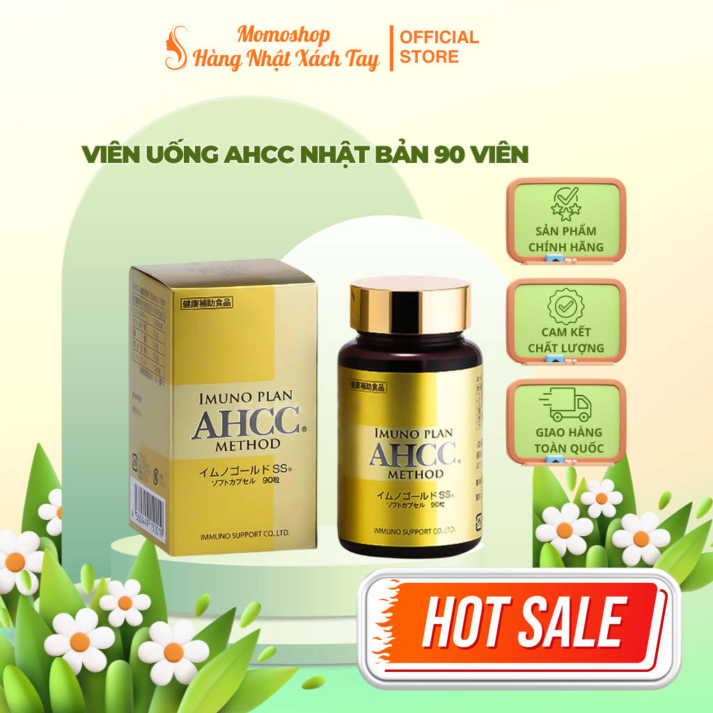 Viên Uống AHCC Nhật Bản 90 Viên – Tăng Cường Hệ Miễn Dịch, Ức Chế HPV