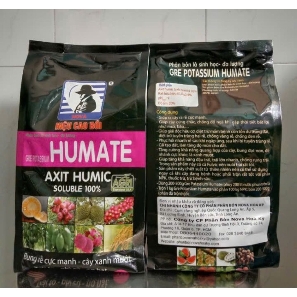 Humate NoVa, Humic Cao Bồi Mỹ
