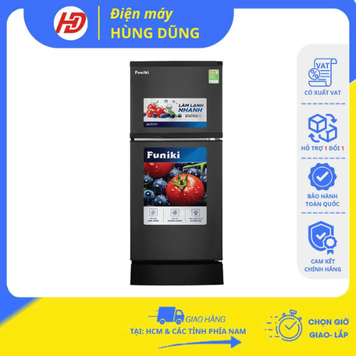 [ SHIP HOẢ TỐC 2H tại HCM] Tủ lạnh Funiki 2 cánh 135 lít FR-135CD.1 có đóng tuyết/FR125CI.1