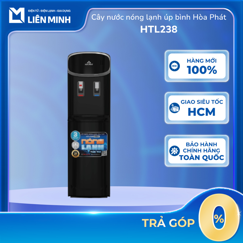 HTL238 / HTL258 - Cây Nước Nóng Lạnh Úp Bình Hòa Phát - Bảo Hành Chính Hãng