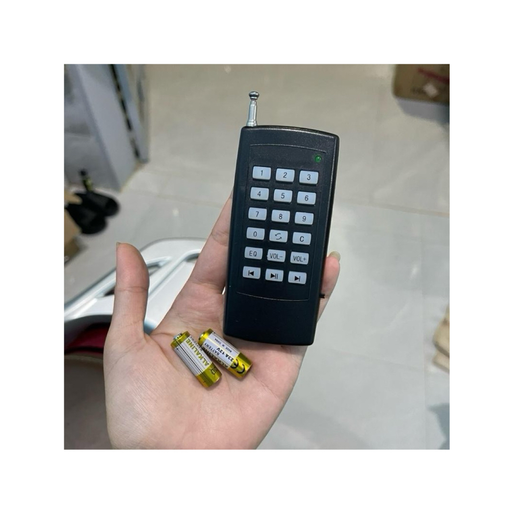 Điều khiển loa ws898 hàng chính hãng ,loại 1.TẶNG KÈM 2 PIN TIỂU.  (Điều khiển từ xa)