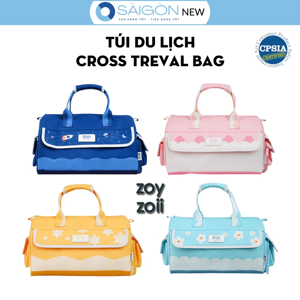 Túi Du Lịch Zoyzoii Túi Thể Thao Cỡ Lớn Kèm Dây Đeo Chéo Crossbody Travel Bag B70 - Túi Đựng Quần Áo
