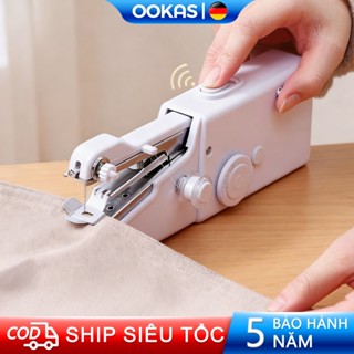  OOKAS Máy Khâu Cầm Tay Handy Stitch - Máy May Mini Cầm Tay Gia Đình Nhỏ Gọn Tiện Dụng 