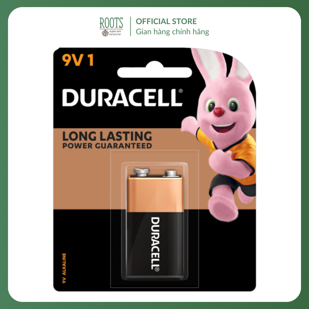 (Ship hỏa tốc) DURACELL - Pin 9V 1, 9V 1 Battery, 9V Alkaline, 1 Cục