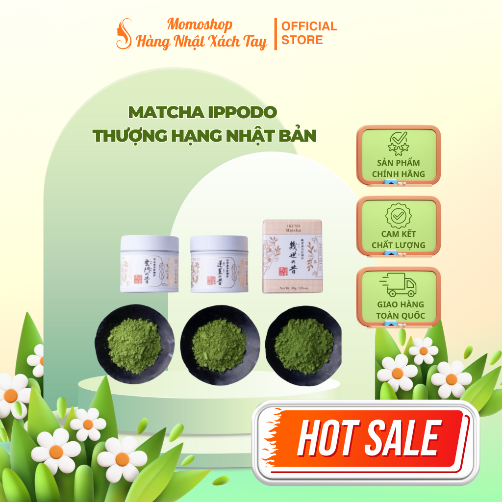 Matcha Ippodo Thượng Hạng Nhật Bản – Ummon, Sayaka, Horai, Hatsu, Seiun, Wakaki, Shoin