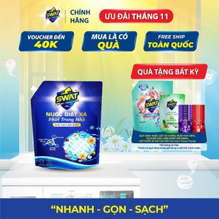  Túi Nước Giặt Xả Phơi Trong Nhà SWAT Khử Mùi Ẩm Mốc 3.5kg 2.2kg 