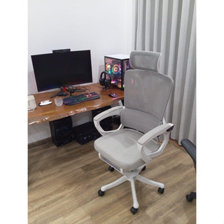  Ghế văn phòng công thái học CTH S07 - Ghế chơi game & làm việc full chức năng xoay ngả kèm kê chân 