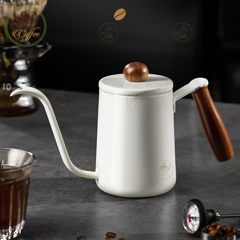 Bộ Ấm cổ ngỗng pha cà phê có nhiệt kế