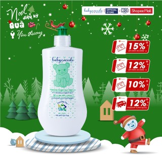 Nước rửa bình sữa Babycoccole Chiết xuất cỏ xạ hương và lô hội 400ml 