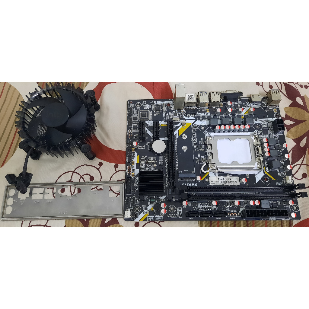 Bo mạch chủ UnikoON main H610-VHD PRO DDR4 kèm tản và FE