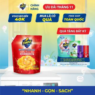  Túi Nước Giặt Xả SWAT Dưỡng Vải Chống Nhăn 2.2kg 3.5kg 