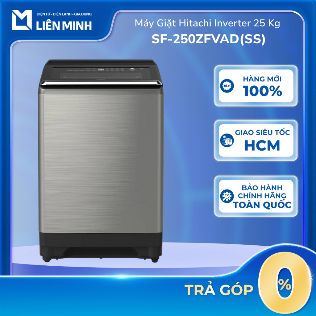 SF-250ZFVAD(SS) / LTL 09MV00(GG) / LTL H0MVW0T(GG) - Máy Giặt Hitachi [SHIP 0Đ HCM]