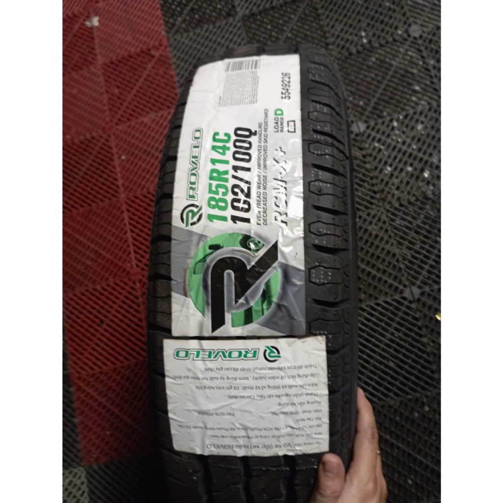 Lốp 185r14C Rovelo VN Date 25 giá rẻ chỉ 1350k/cái.