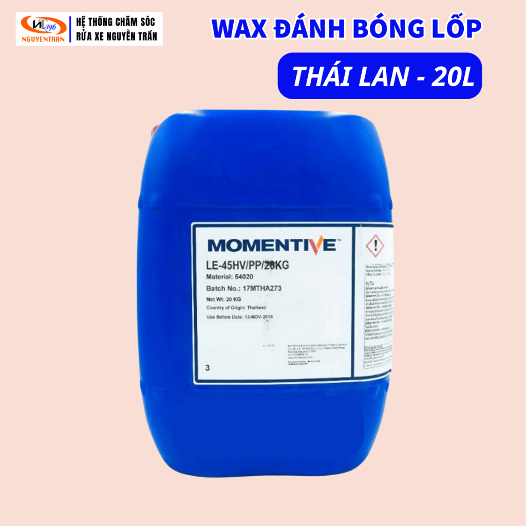 WAX ĐÁNH BÓNG VỎ (LỐP) XE 20L - THÁI LAN