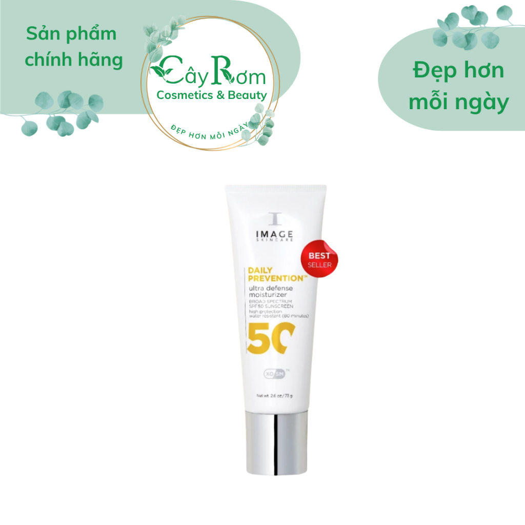 [IMAGE] Kem chống nắng cho da khô Image Skincare Daily Prevention Ultra Defense Moisturizer SPF50 73