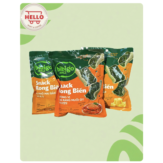 RONG BIỂN ĂN LIỀN BIBIGO – SNACK HÀN QUỐC GIÒN NGON, TIỆN LỢI