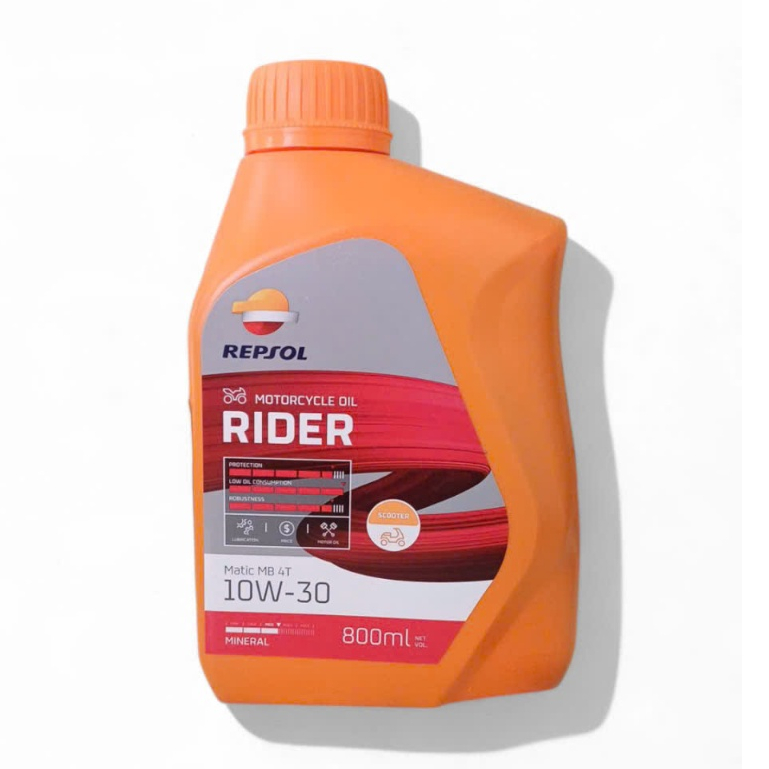 Nhớt xe ga Repsol Rider 10W30 800ML