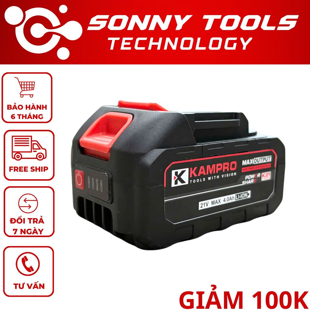 Pin Makita, Pin 10 cell Makita 199v có đèn báo pin Chân Pin Phổ Thông M21 Dùng Cho Máy Khoan - Máy Bắn Bulong