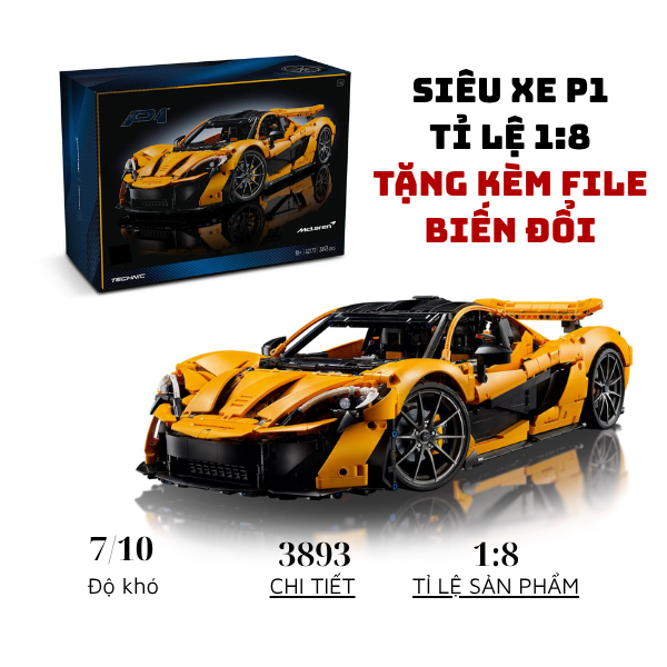 [Mô Hình Lắp Ráp] Siêu Xe MC P1
