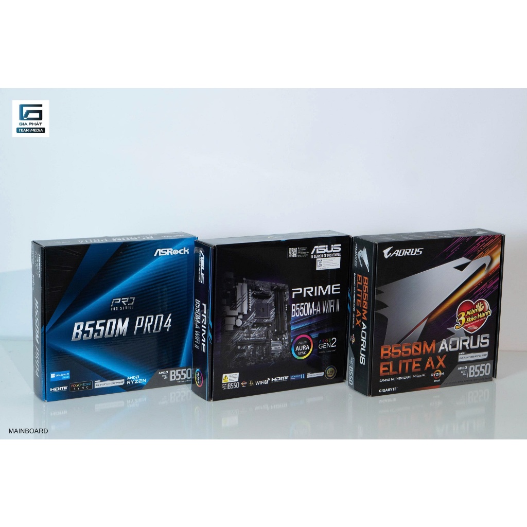 Main AMD B550 Gigabyte Aorus Rlite / Asrock PRO4 / Asus Prime WIFI II New box AM4