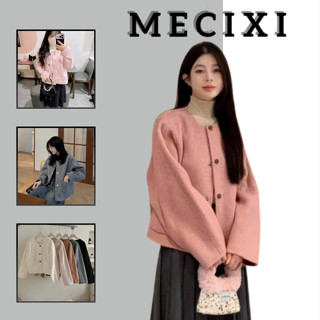 Áo Khoác Dạ Tiêu Mecixi Áo Dạ Ép Cổ Tròn Phong Cách Hàn Quốc T042