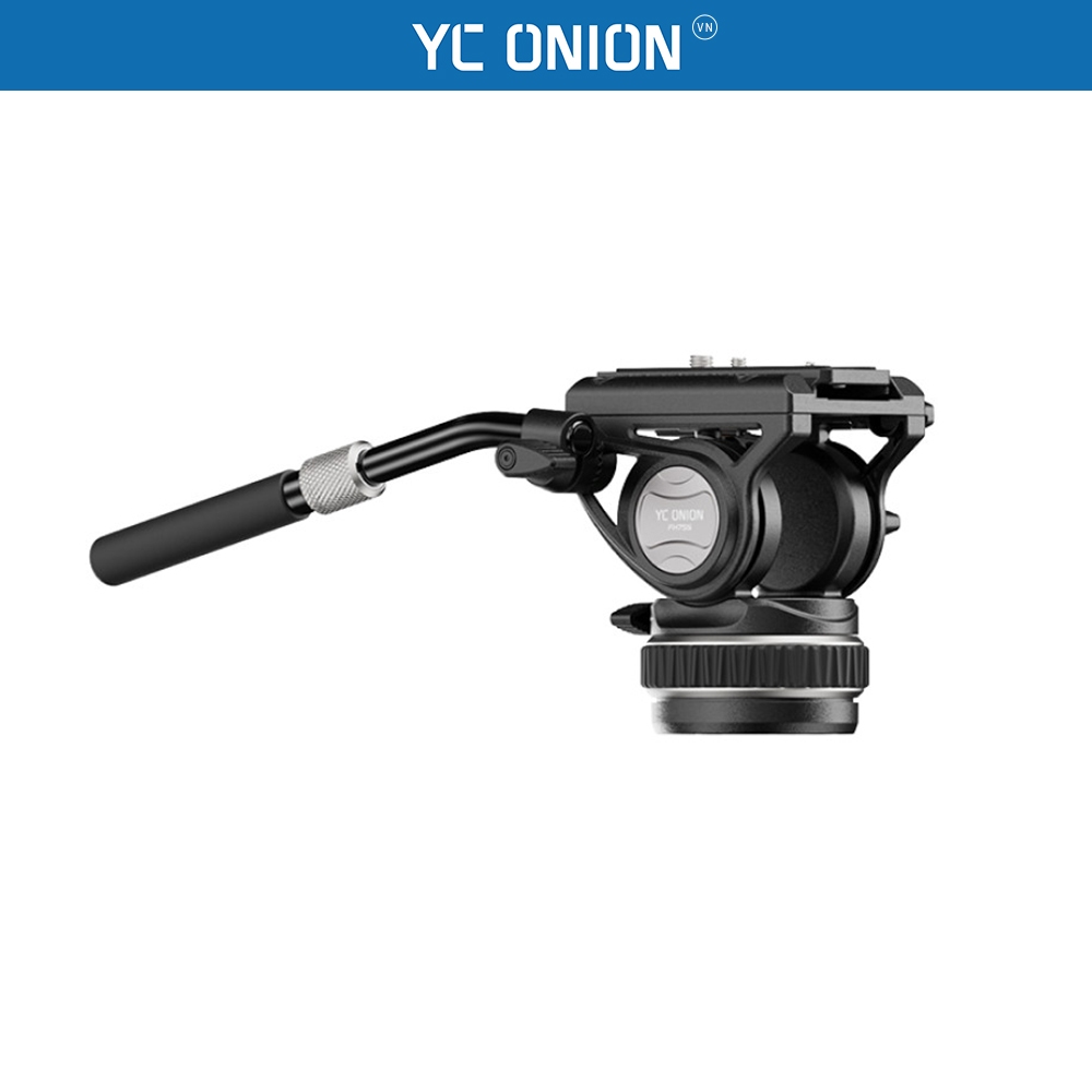 YC Onion FH75S Fluidhead đầu dầu thủy lực cao cấp tải 8kg chính hãng