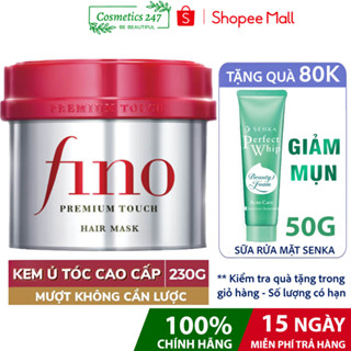Kem Ủ Tóc Fino Premium Touch 230g Giúp Tóc Phục Hồi, Suôn Mượt